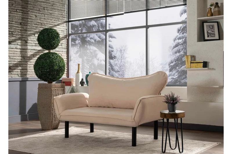 Annabelle Sovesofa 2-seter - Beige - Møbler - Sofaer - Sovesofaer - 2 seters sovesofa