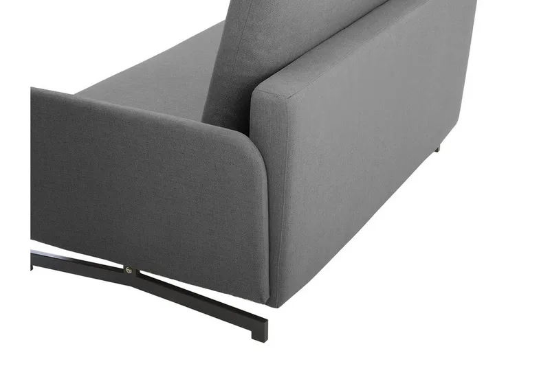 Belfast 2-seter Utfellbar Rektangulær Sovesofa 147x197 cm i Stoff - Grå - Møbler - Sofaer - Sovesofaer - 2 seters sovesofa