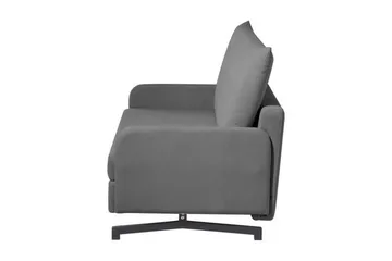 Belfast 2-seter Utfellbar Rektangulær Sovesofa 147x197 cm i Stoff - Grå - Møbler - Sofaer - Sovesofaer - 2 seters sovesofa