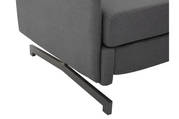 Belfast 2-seter Utfellbar Rektangulær Sovesofa 147x197 cm i Stoff - Grå - Møbler - Sofaer - Sovesofaer - 2 seters sovesofa