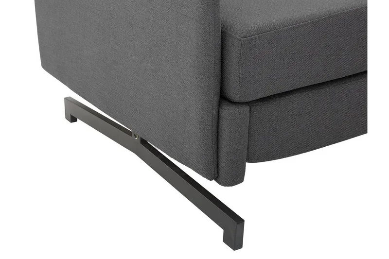 Belfast 2-seter Utfellbar Rektangulær Sovesofa 147x197 cm i Stoff - Grå - Møbler - Sofaer - Sovesofaer - 2 seters sovesofa
