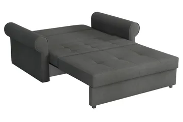 Bensbyn 2-seter Rektangulær Sovesofa i Stoff med Rullearmlener - Grønn - Møbler - Sofaer - Sovesofaer - 2 seters sovesofa