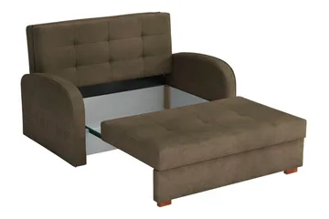 Bensbyn 2-seter Sovesofa 112x196 cm med Oppbevaring i Stoff - Blå - Møbler - Sofaer - Sovesofaer - 2 seters sovesofa