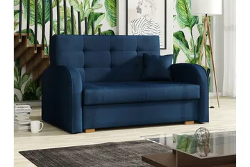 Bensbyn 2-seter Sovesofa 112x196 cm med Oppbevaring i Stoff - Blå - Møbler - Sofaer - Sovesofaer - 2 seters sovesofa