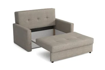 Bensbyn 2-seter Sovesofa 112x196 cm med Oppbevaring i Stoff - Grå - Møbler - Sofaer - Sovesofaer - 2 seters sovesofa