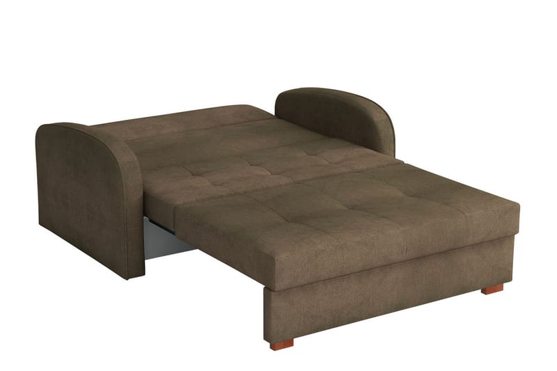 Bensbyn 2-seter Sovesofa 112x196 cm med Oppbevaring i Stoff - Grå - Møbler - Sofaer - Sovesofaer - 2 seters sovesofa