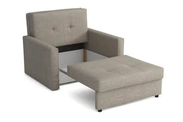 Bensbyn 2-seter Sovesofa 80x196 cm med Oppbevaring i Stoff - Grå - Møbler - Sofaer - Sovesofaer - 2 seters sovesofa