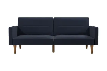 CHannel Tufted 2-seters Sovesofa Marineblå - Dorel Home - Møbler - Sofaer - Sovesofaer - 2 seters sovesofa