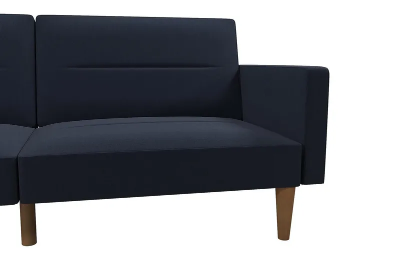 CHannel Tufted 2-seters Sovesofa Marineblå - Dorel Home - Møbler - Sofaer - Sovesofaer - 2 seters sovesofa