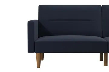 CHannel Tufted 2-seters Sovesofa Marineblå - Dorel Home - Møbler - Sofaer - Sovesofaer - 2 seters sovesofa