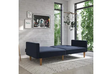 CHannel Tufted 2-seters Sovesofa Marineblå - Dorel Home - Møbler - Sofaer - Sovesofaer - 2 seters sovesofa