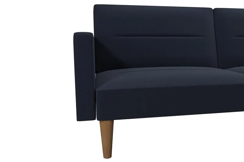 CHannel Tufted 2-seters Sovesofa Marineblå - Dorel Home - Møbler - Sofaer - Sovesofaer - 2 seters sovesofa