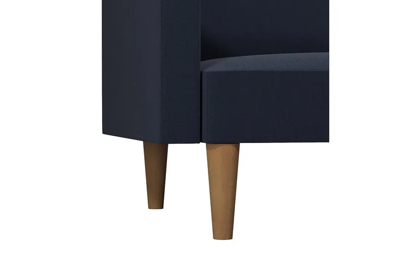 CHannel Tufted 2-seters Sovesofa Marineblå - Dorel Home - Møbler - Sofaer - Sovesofaer - 2 seters sovesofa