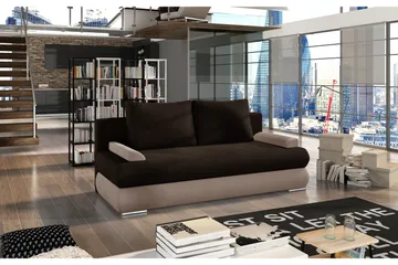 Crespos 2-seter Sovesofa - Brun/Lysebrun - Møbler - Sofaer - Sovesofaer - 2 seters sovesofa