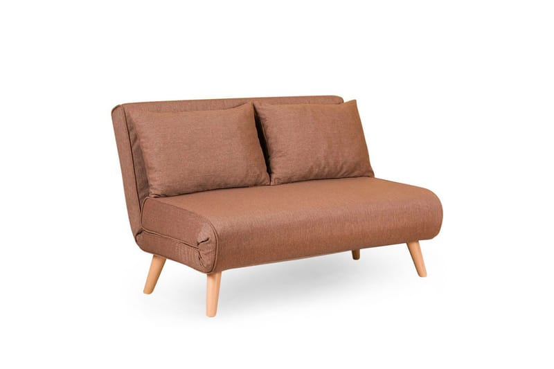 Daigo 2-seter Sovesofa 120x180 cm i Stoff - Brun - Møbler - Sofaer - Sovesofaer - 2 seters sovesofa