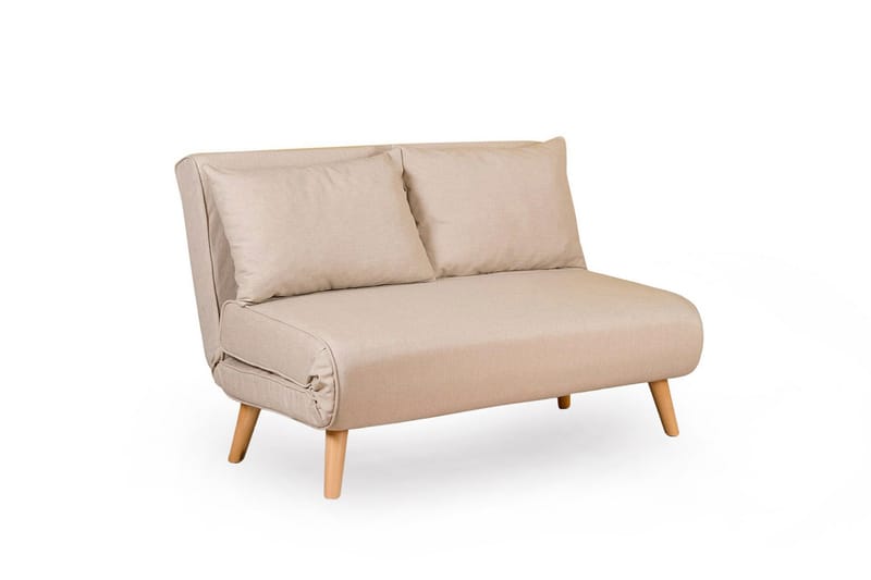 Daigo 2-seters Sovesofa 120x180 cm i Stoff - Beige - Møbler - Sofaer - Sovesofaer - 2 seters sovesofa