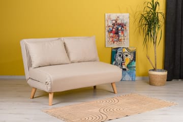 Daigo 2-seters Sovesofa 120x180 cm i Stoff - Beige - Møbler - Sofaer - Sovesofaer - 2 seters sovesofa
