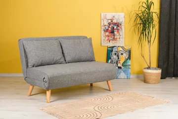 Daigo 2-seters Sovesofa 120x180 cm i Stoff - Grå - Møbler - Sofaer - Sovesofaer - 2 seters sovesofa