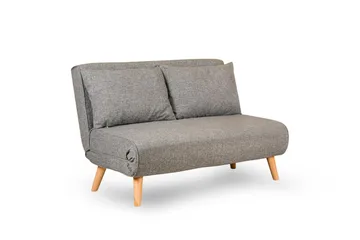 Daigo 2-seters Sovesofa 120x180 cm i Stoff - Grå - Møbler - Sofaer - Sovesofaer - 2 seters sovesofa