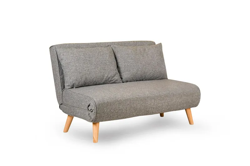 Daigo 2-seters Sovesofa 120x180 cm i Stoff - Grå - Møbler - Sofaer - Sovesofaer - 2 seters sovesofa