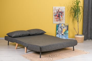 Daigo Liten 2-seter Sammenleggbar Sovesofa 120x180 cm i Stoff - Grå - Møbler - Sofaer - Sovesofaer - 2 seters sovesofa