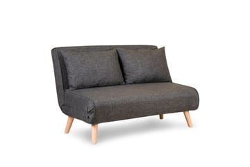 Daigo Liten 2-seter Sammenleggbar Sovesofa 120x180 cm i Stoff - Grå - Møbler - Sofaer - Sovesofaer - 2 seters sovesofa