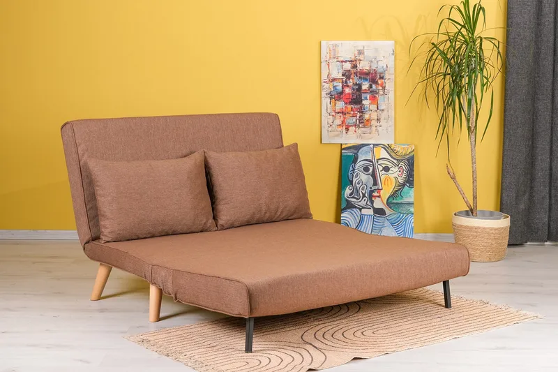 Daigo Sovesofa 2-seter - Brun - Møbler - Sofaer - Sovesofaer - 2 seters sovesofa