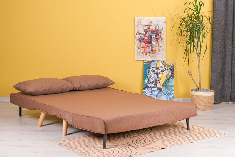 Daigo Sovesofa 2-seter - Brun - Møbler - Sofaer - Sovesofaer - 2 seters sovesofa