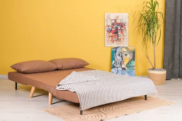 Daigo Sovesofa 2-seter - Brun - Møbler - Sofaer - Sovesofaer - 2 seters sovesofa