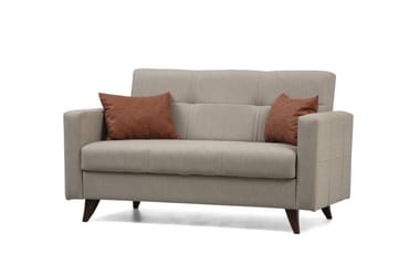 Darcia Sovesofa 2-seter - Beige - Møbler - Sofaer - Sovesofaer - 2 seters sovesofa