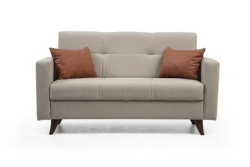 Darcia Sovesofa 2-seter - Beige - Møbler - Sofaer - Sovesofaer - 2 seters sovesofa