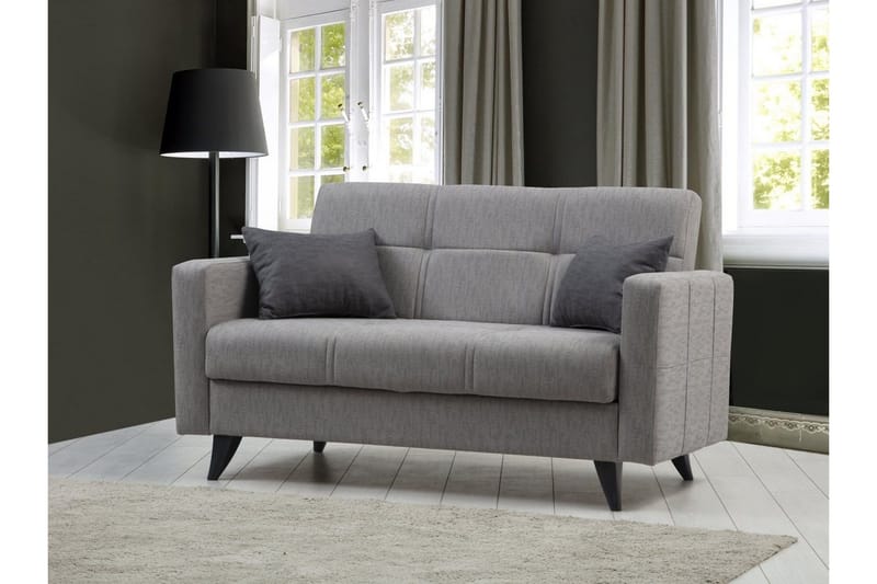 Darcia Sovesofa 2-seter - Lys grå - Møbler - Sofaer - Sovesofaer - 2 seters sovesofa