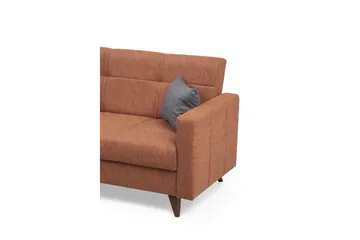 Darcia Sovesofa 2-seter - Rød - Møbler - Sofaer - Sovesofaer - 2 seters sovesofa