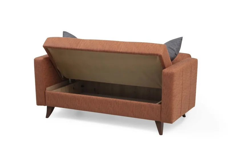 Darcia Sovesofa 2-seter - Rød - Møbler - Sofaer - Sovesofaer - 2 seters sovesofa