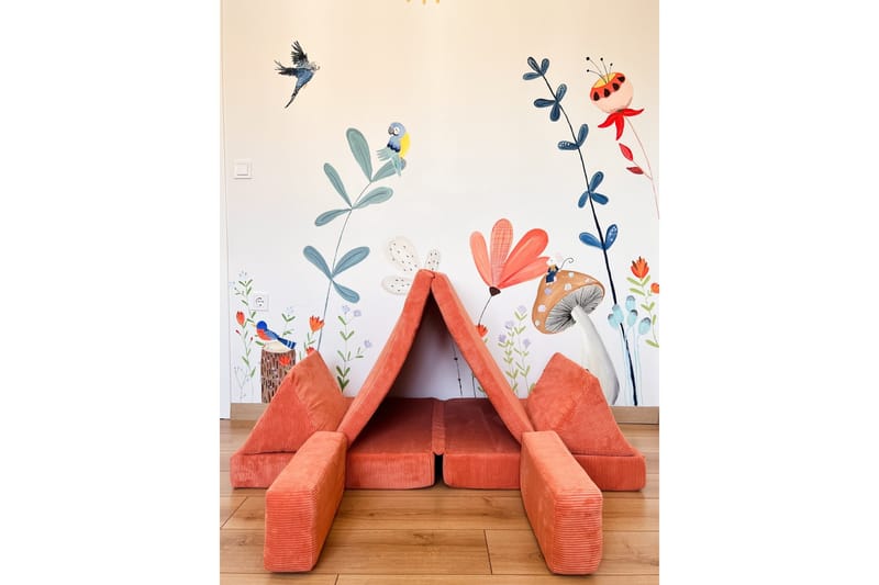 Deliones Sovesofa - Oransje - Møbler - Sofaer - Sovesofaer - 2 seters sovesofa