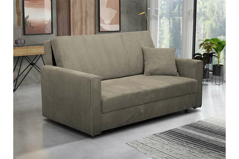 Denegal 2-seters Sovesofa - Beige - Møbler - Sofaer - Sovesofaer - 2 seters sovesofa