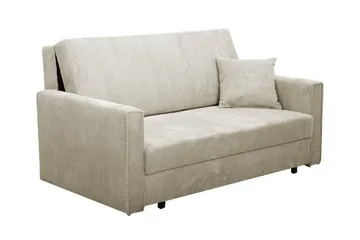 Denegal 2-seters Sovesofa - Beige - Møbler - Sofaer - Sovesofaer - 2 seters sovesofa