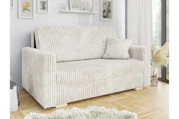 Denegal 2-seters Sovesofa - Beige/Lys Beige - Møbler - Sofaer - Sovesofaer - 2 seters sovesofa