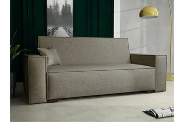 Denegal 2-seters Sovesofa - Brun/Beige - Møbler - Sofaer - Sovesofaer - 2 seters sovesofa