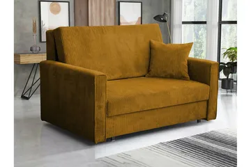 Denegal 2-seters Sovesofa - Gul - Møbler - Sofaer - Sovesofaer - 2 seters sovesofa