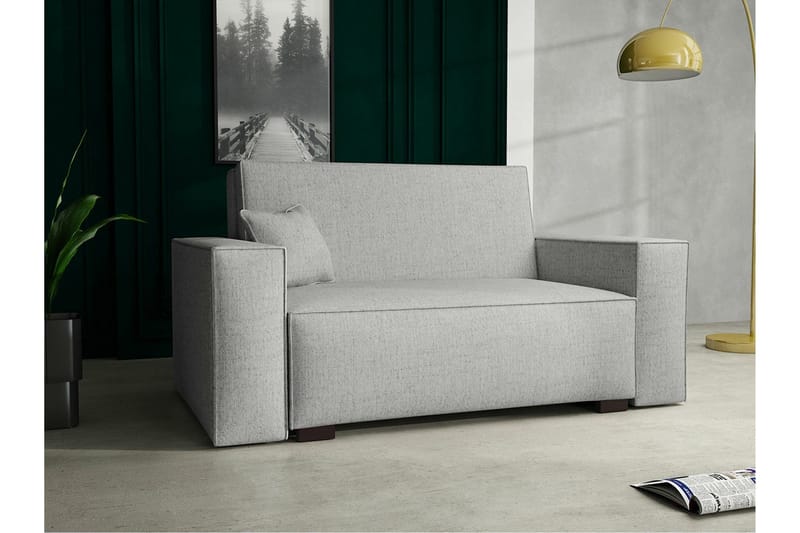 Denegal 2-seters Sovesofa - Lysegrå - Møbler - Sofaer - Sovesofaer - 2 seters sovesofa