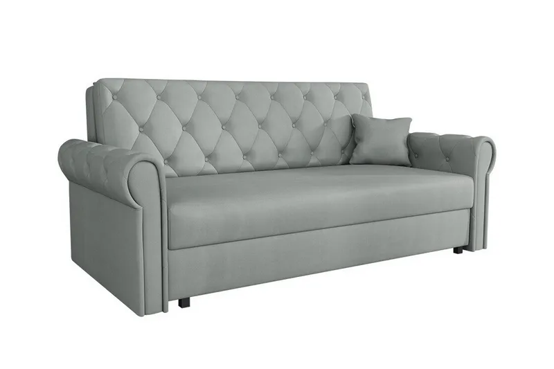 Denegal 2-seters Sovesofa, Lysegrå/Mørkegrå