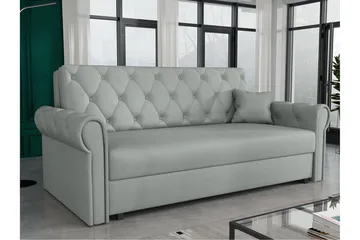 Denegal 2-seters Sovesofa - Lysegrå/Mørkegrå - Møbler - Sofaer - Sovesofaer - 2 seters sovesofa