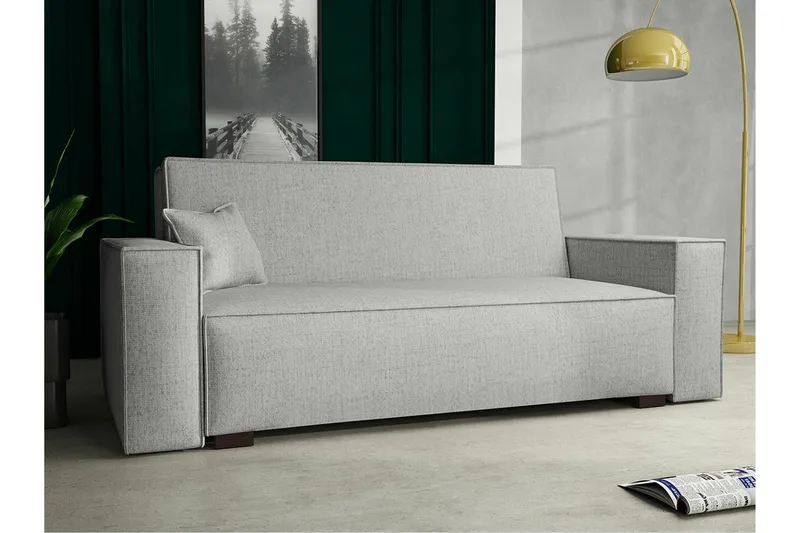 Denegal 2-seters Sovesofa - Lysegrå/Mørkegrå - Møbler - Sofaer - Sovesofaer - 2 seters sovesofa