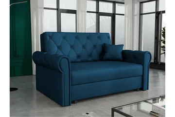 Denegal 2-seters Sovesofa - Mørkeblå - Møbler - Sofaer - Sovesofaer - 2 seters sovesofa