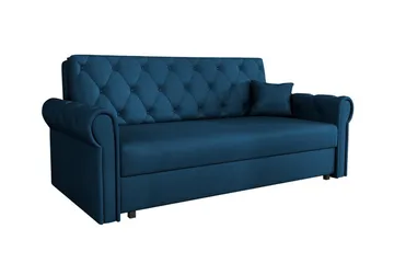 Denegal 2-seters Sovesofa - Mørkeblå - Møbler - Sofaer - Sovesofaer - 2 seters sovesofa