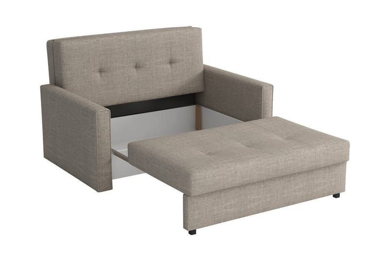 Denegal 2-seters Sovesofa - Mørkebrun - Møbler - Sofaer - Sovesofaer - 2 seters sovesofa