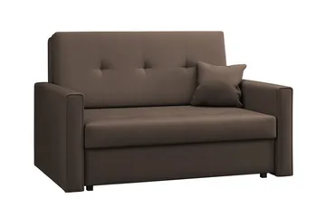 Denegal 2-seters Sovesofa - Mørkebrun - Møbler - Sofaer - Sovesofaer - 2 seters sovesofa