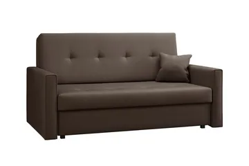 Denegal 2-seters Sovesofa - Mørkebrun - Møbler - Sofaer - Sovesofaer - 2 seters sovesofa
