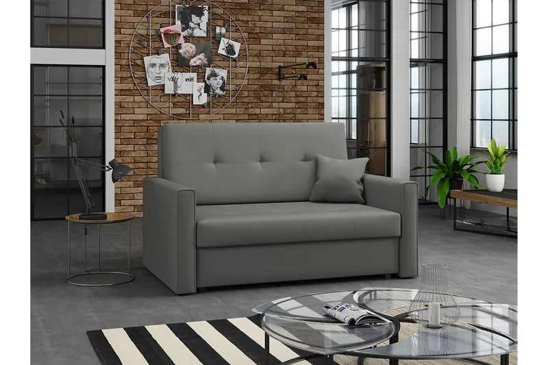 Denegal 2-seters Sovesofa - Mørkegrå - Møbler - Sofaer - Sovesofaer - 2 seters sovesofa